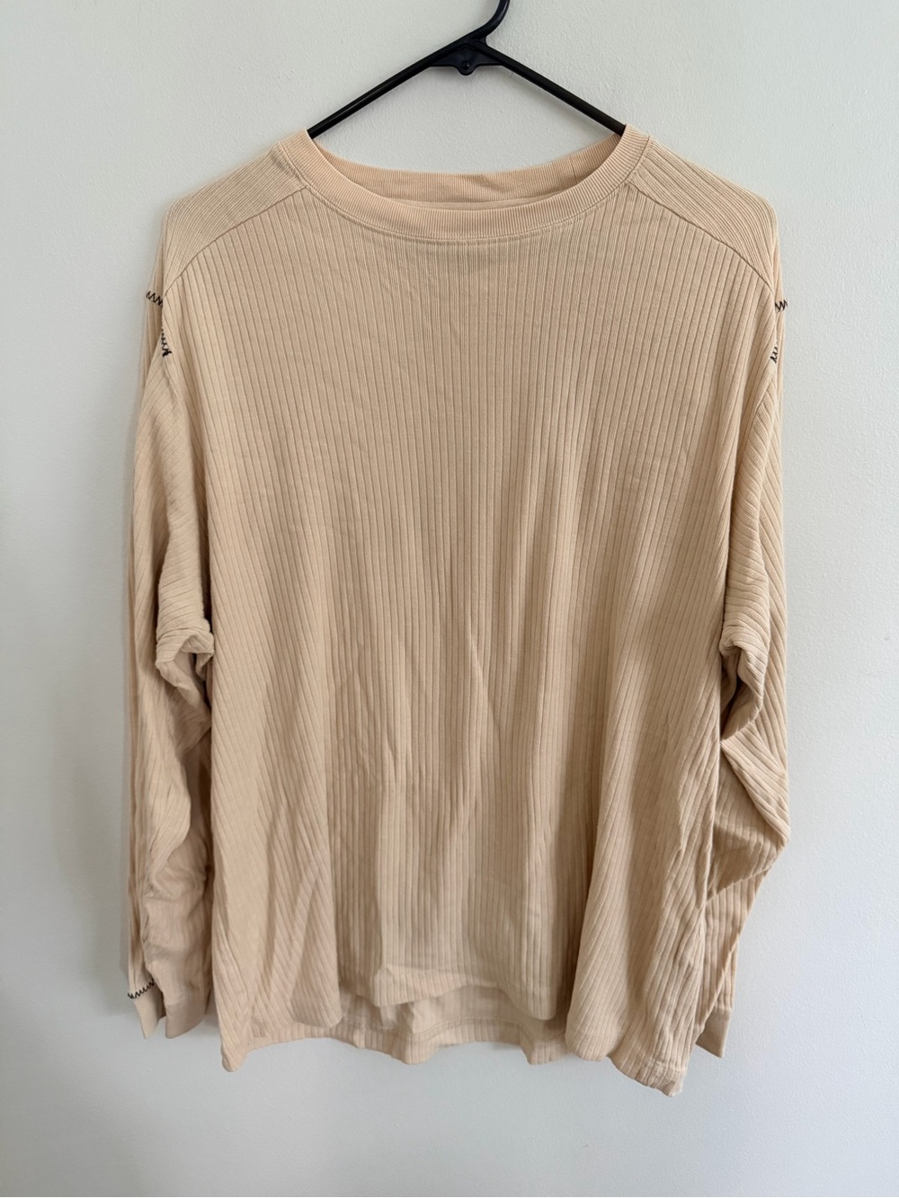 Timberland Men's Crewneck Ribbed Sweater - Beige